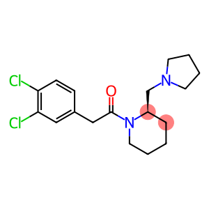 (2R)-1-[(3,4-Dichlorophenyl)acetyl]-2-(1-pyrrolidinylmethyl)piperidine