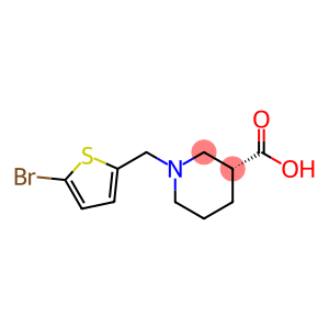 (3R)-1-[(5-bromothiophen-2-yl)methyl]piperidine-3-carboxylic acid