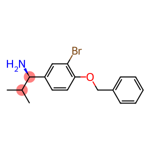 (1R)-1-[3-BROMO-4-(PHENYLMETHOXY)PHENYL]-2-METHYLPROPYLAMINE