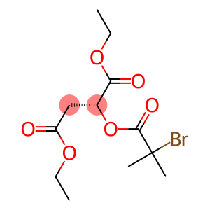 [R,(+)]-2-[(2-Bromo-2-methylpropionyl)oxy]succinic acid diethyl ester