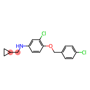 (1R)(3-CHLORO-4-[(4-CHLOROPHENYL)METHOXY]PHENYL)CYCLOPROPYLMETHYLAMINE