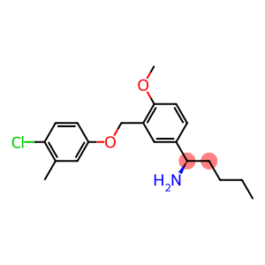 (1R)-1-(3-[(4-CHLORO-3-METHYLPHENOXY)METHYL]-4-METHOXYPHENYL)PENTYLAMINE