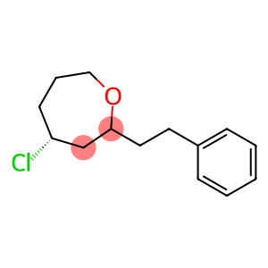 (4R)-4-Chloro-2-(2-phenylethyl)oxepane