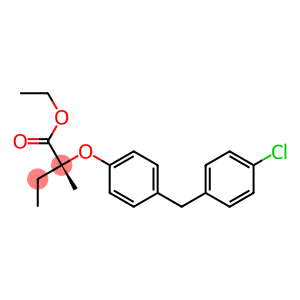 (R)-2-[4-[(4-Chlorophenyl)methyl]phenoxy]-2-methylbutanoic acid ethyl ester