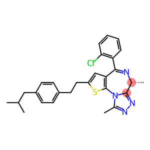 (6R)-4-(2-Chlorophenyl)-2-[2-[4-(2-methylpropyl)phenyl]ethyl]-6,9-dimethyl-6H-thieno[3,2-f][1,2,4]triazolo[4,3-a][1,4]diazepine