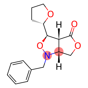 [3R,3aR,6aR]-3-[[(S)-Tetrahydrofuran]-2-yl]tetrahydro-1-benzyl-1H,4H-furo[3,4-c]isoxazol-4-one