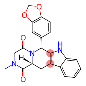 (6R,12AR)-6-BENZO[1,3]DIOXOL-5-YL-2-METHYL-2,3,6,7,12,12A-HEXAHYDRO-PYRAZINO[1',2':1,6]PYRIDO[3,4-B]INDOLE-1,4-DIONE