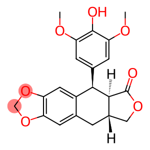 (5R,5AR,8AR)-5-(4-HYDROXY-3,5-DIMETHOXY-PHENYL)-5,8,8A,9-TETRAHYDRO-5AH-FURO[3',4':6,7]NAPHTHO[2,3-D][1,3]DIOXOL-6-ONE