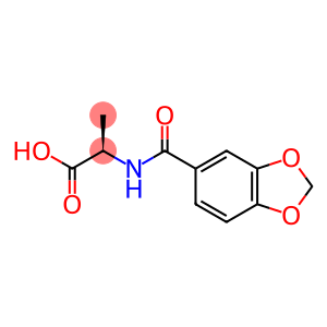 (2R)-2-[(1,3-BENZODIOXOL-5-YLCARBONYL)AMINO]PROPANOIC ACID