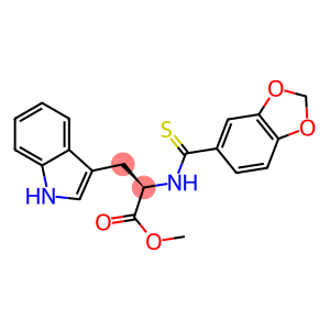 (R)-2-[(BENZO[1,3]DIOXOLE-5-CARBOTHIOYL)-AMINO]-3-(1H-INDOL-3-YL)-PROPIONIC ACID METHYL ESTER