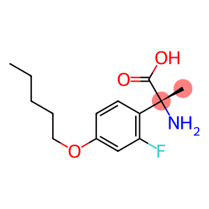 (2R)-2-AMINO-2-(2-FLUORO-4-PENTYLOXYPHENYL)PROPANOIC ACID