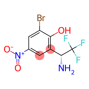 2-((1R)-1-AMINO-2,2,2-TRIFLUOROETHYL)-6-BROMO-4-NITROPHENOL