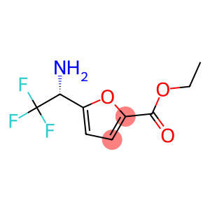 5-((R)-1-AMINO-2,2,2-TRIFLUORO-ETHYL)-FURAN-2-CARBOXYLIC ACID ETHYL ESTER