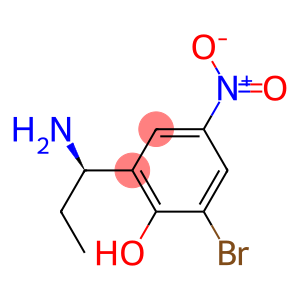 2-((1R)-1-AMINOPROPYL)-6-BROMO-4-NITROPHENOL