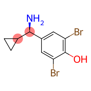 4-((1R)AMINOCYCLOPROPYLMETHYL)-2,6-DIBROMOPHENOL