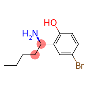 2-((1R)-1-AMINOPENTYL)-4-BROMOPHENOL