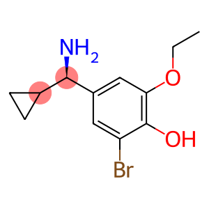 4-((1R)AMINOCYCLOPROPYLMETHYL)-6-BROMO-2-ETHOXYPHENOL