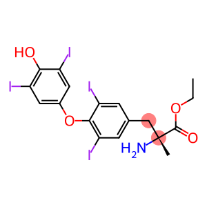 (R)-2-Amino-3-[4-(4-hydroxy-3,5-diiodophenoxy)-3,5-diiodophenyl]-2-methylpropionic acid ethyl ester