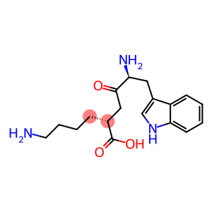 (2R)-6-Amino-2-[(S)-4-(1H-indol-3-yl)-3-amino-2-oxobutyl]hexanoic acid