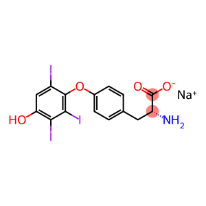 (R)-2-Amino-3-[4-(4-hydroxy-2,3,6-triiodophenoxy)phenyl]propanoic acid sodium salt