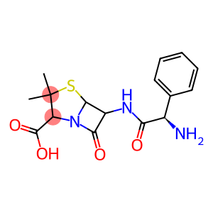 6-[(R)-2-Amino-2-phenylacetylamino]-3,3-dimethyl-7-oxo-4-thia-1-azabicyclo[3.2.0]heptane-2-carboxylic acid