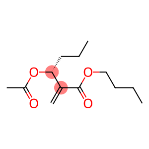 (3R)-3-Acetyloxy-2-methylenehexanoic acid butyl ester