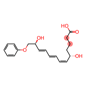 (5S,6Z,8E,10E,12S)-5,12-Dihydroxy-13-phenoxy-6,8,10-tridecatrienoic acid