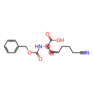 (2S,3Z)-2-[[[(Benzyl)oxy]carbonyl]amino]-7-cyano-3-heptenoic acid