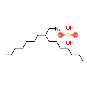 Sulfuric acid 2-heptylnonyl=sodium salt