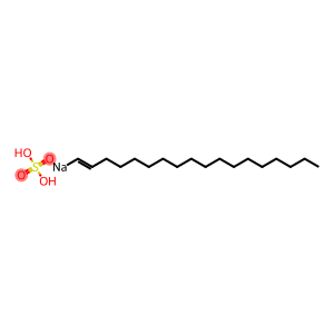 Sulfuric acid 1-octadecenyl=sodium salt