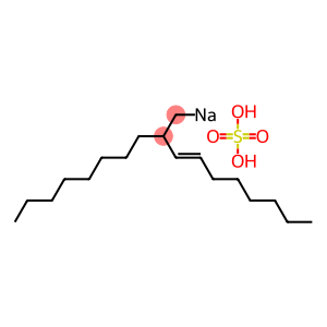 Sulfuric acid 2-octyl-3-decenyl=sodium ester salt