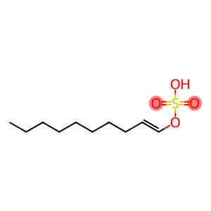 Sulfuric acid hydrogen 1-decenyl ester