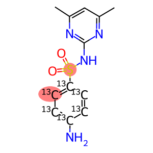 SULFAMETHAZINE (PHENYL-13C6)