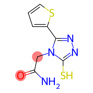 2-[3-sulfanyl-5-(thiophen-2-yl)-4H-1,2,4-triazol-4-yl]acetamide