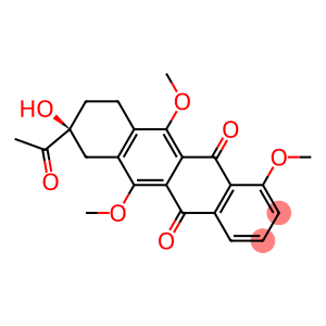 (8S)-1,6,11-Trimethoxy-8-hydroxy-8-acetyl-7,8,9,10-tetrahydronaphthacene-5,12-dione