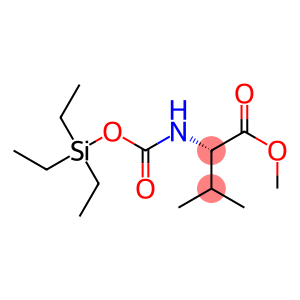 (2S)-2-(Triethylsilyloxycarbonylamino)-3-methylbutyric acid methyl ester