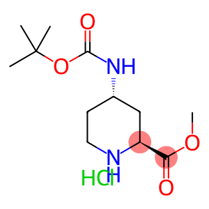 (S)-TRANS-4-(T-BUTYLOXYCARBONYL-AMINO)-PIPECOLIC ACID METHYL ESTER HYDROCHLORIDE