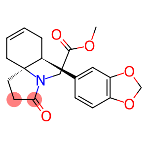 (5S,10S)-2-Oxo-10-(1,3-benzodioxol-5-yl)-1-azaspiro[4.5]dec-7-ene-1-acetic acid methyl ester