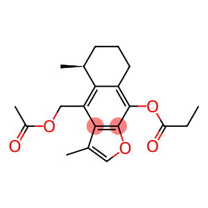 (5S)-5,6,7,8-Tetrahydro-4-(acetoxymethyl)-3,5-dimethylnaphtho[2,3-b]furan-9-ol propionate