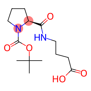 4-({[(2S)-1-(tert-butoxycarbonyl)pyrrolidin-2-yl]carbonyl}amino)butanoic acid