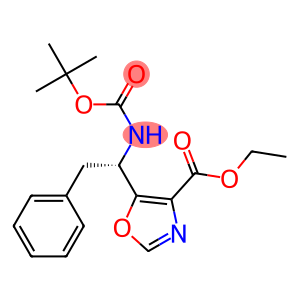 (S)-5-(1-TERT-BUTOXYCARBONYLAMINO-2-PHENYL-ETHYL)-OXAZOLE-4-CARBOXYLIC ACID METHYL ESTER