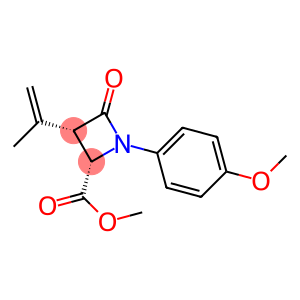 (2S)-3α-Isopropenyl-1-(4-methoxyphenyl)-4-oxoazetidine-2α-carboxylic acid methyl ester