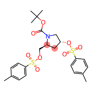 (2S,4R)-4-Tosyloxy-2-tosyloxymethyl-1-pyrrolidinecarboxylic acid tert-butyl ester