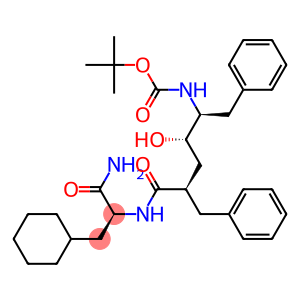 (S)-2-[[(2R,4S,5S)-5-(tert-Butoxycarbonylamino)-2-benzyl-4-hydroxy-6-phenylhexanoyl]amino]-3-cyclohexylpropionamide