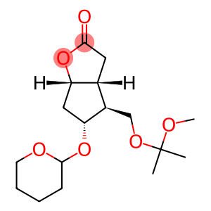 (1S,5R,6S,7R)-6-[(1-Methoxy-1-methylethoxy)methyl]-7-(tetrahydro-2H-pyran-2-yloxy)-2-oxabicyclo[3.3.0]octan-3-one