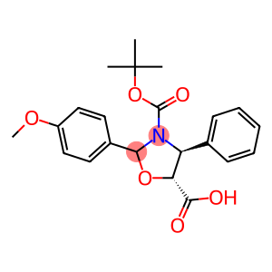 (4S,5R)-3-TERT-BUTOXYCARBONY-2-(4-ANISYL)-4-PHENYL-5-OXAZOLIDINECARBOXYLICACID