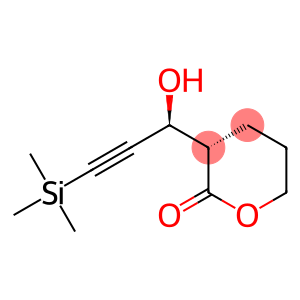 (3S)-3-[(S)-1-Hydroxy-3-trimethylsilyl-2-propyn-1-yl]tetrahydro-2H-pyran-2-one