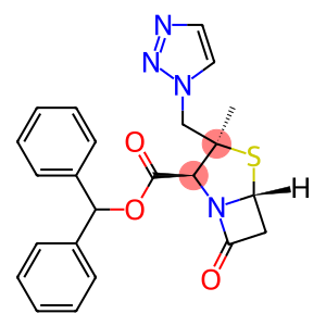 (2S,3R,5R)-3-Methyl-7-oxo-3-(1H-1,2,3-triazol-1-ylmethyl)-4-thia-1-azabicyclo[3.2.0]heptane-2-carboxylic acid benzhydryl ester