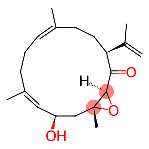 (2S,3R,5R,6E,10E,14S)-14-(1-Methylethenyl)-2,3-epoxy-5-hydroxy-3,7,11-trimethylcyclotetradeca-6,10-dien-1-one