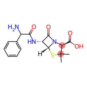 (2S,5R,6R)-6-(2Amino-2-phenylacetylamino)-3,3-dimethyl-7-oxo-4-thia-1-aza-bicyclo[3.2.0]heptane-2-carboxylicacid